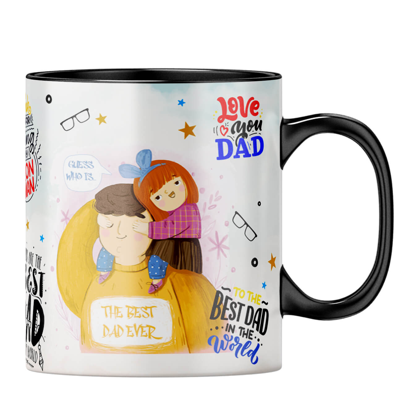 Best Gift for Father Coffee MugB-Black