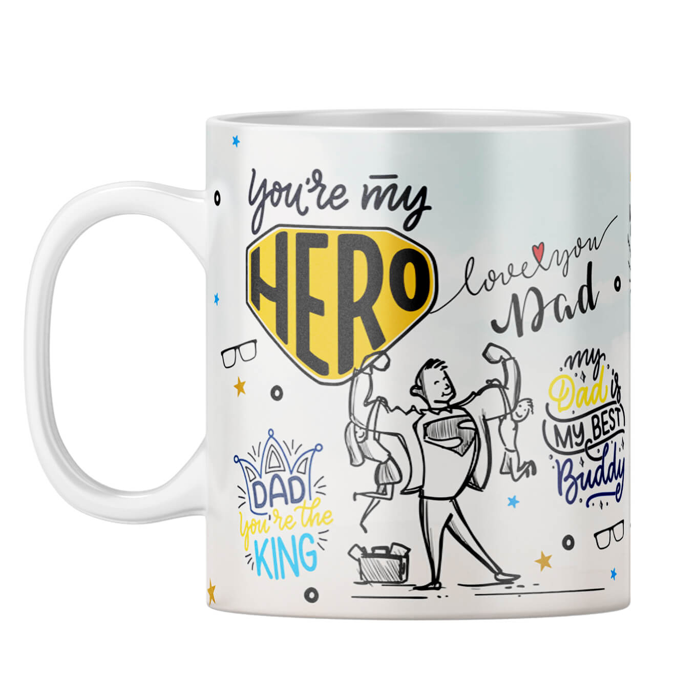 Best Gift for Father Coffee Mug White