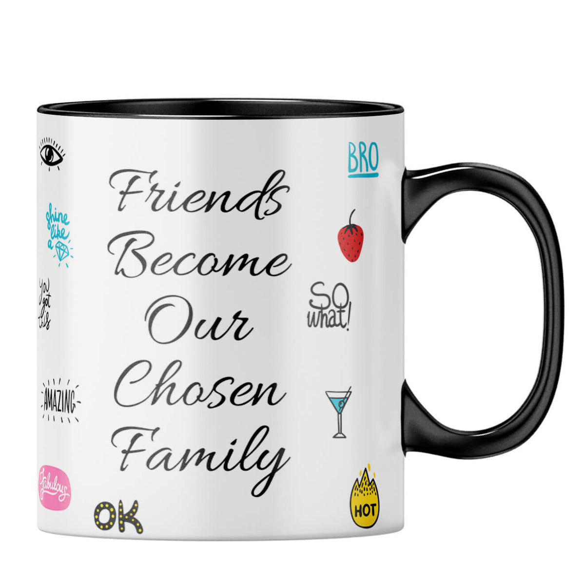 Best Gift for Friends Coffee MugB-Black