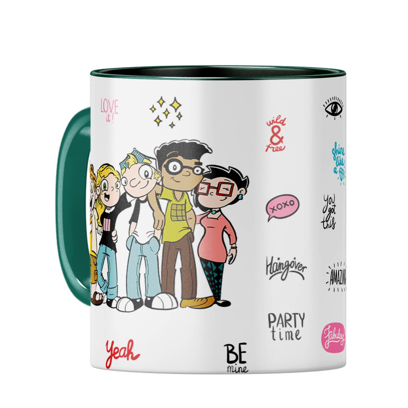 Best Gift for Friends Coffee Mug Dark Green
