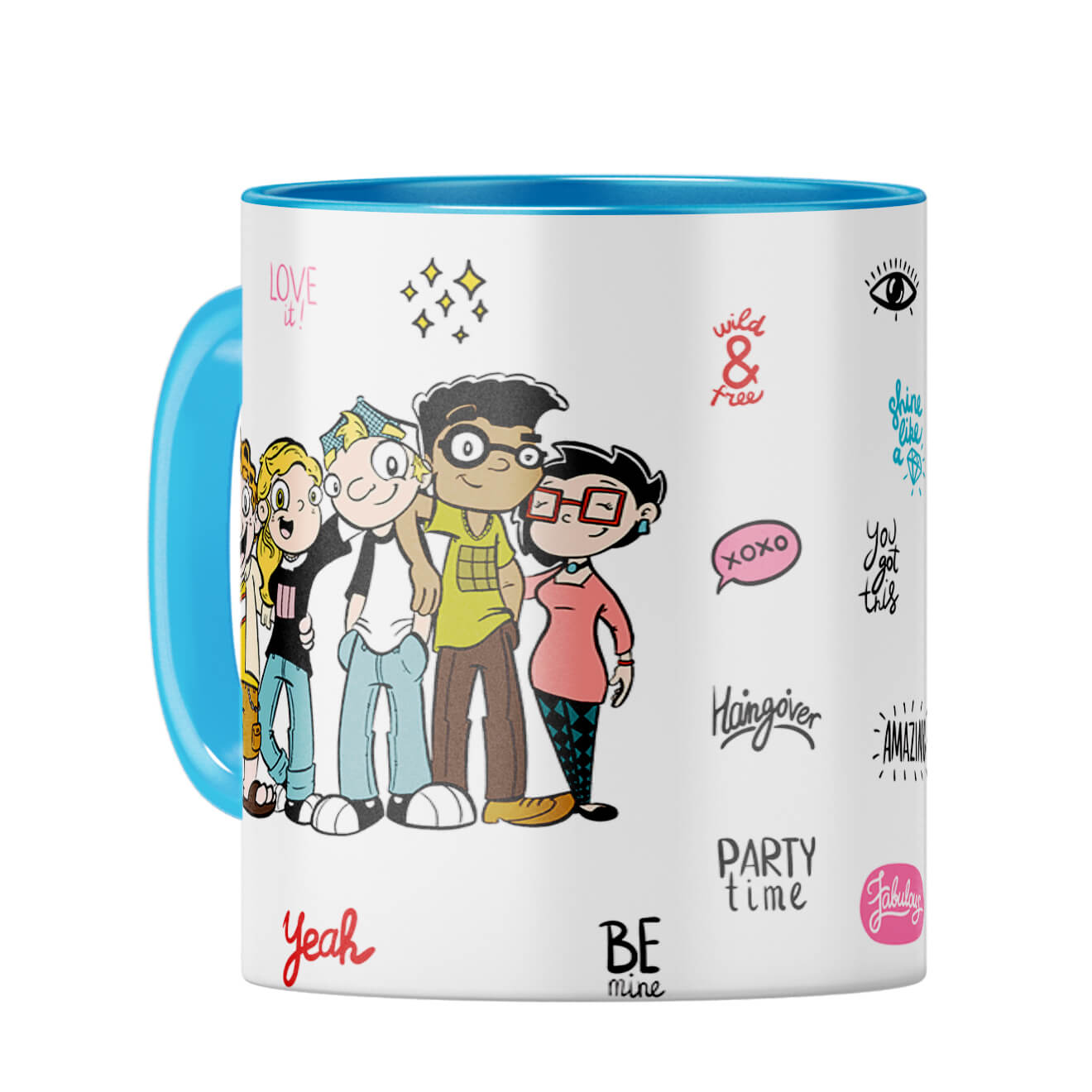 Best Gift for Friends Coffee Mug Light Blue
