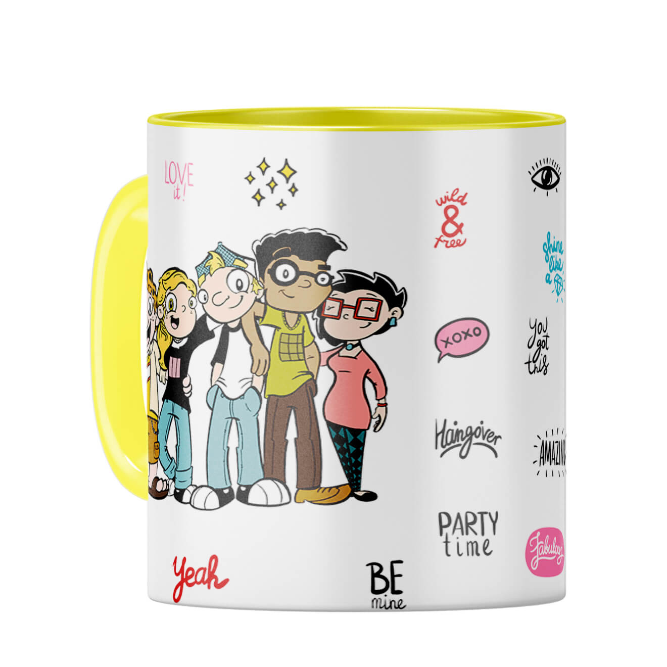 Best Gift for Friends Coffee Mug Yellow