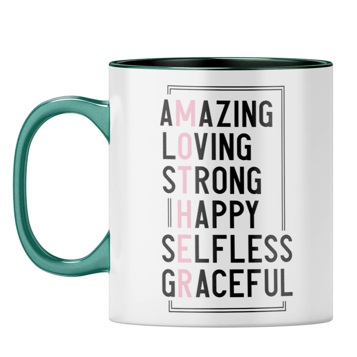 Best Gift For Mom Birthday Coffee Mug Dark Green