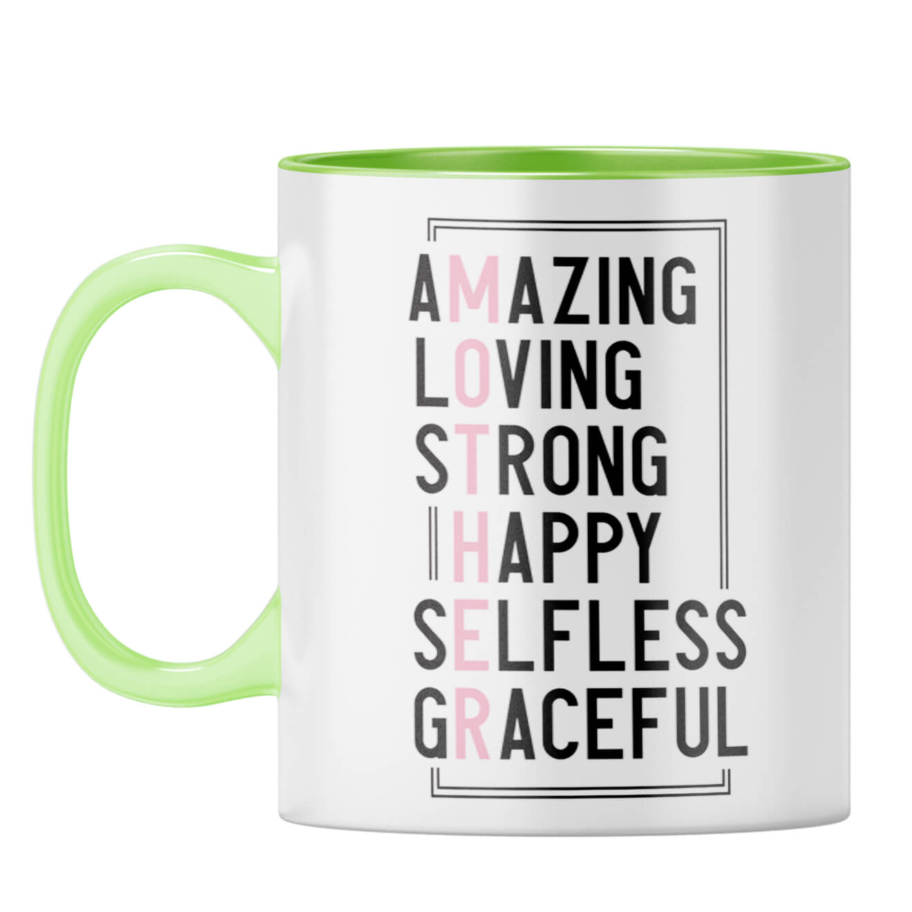 Best Gift For Mom Birthday Coffee Mug Light Green