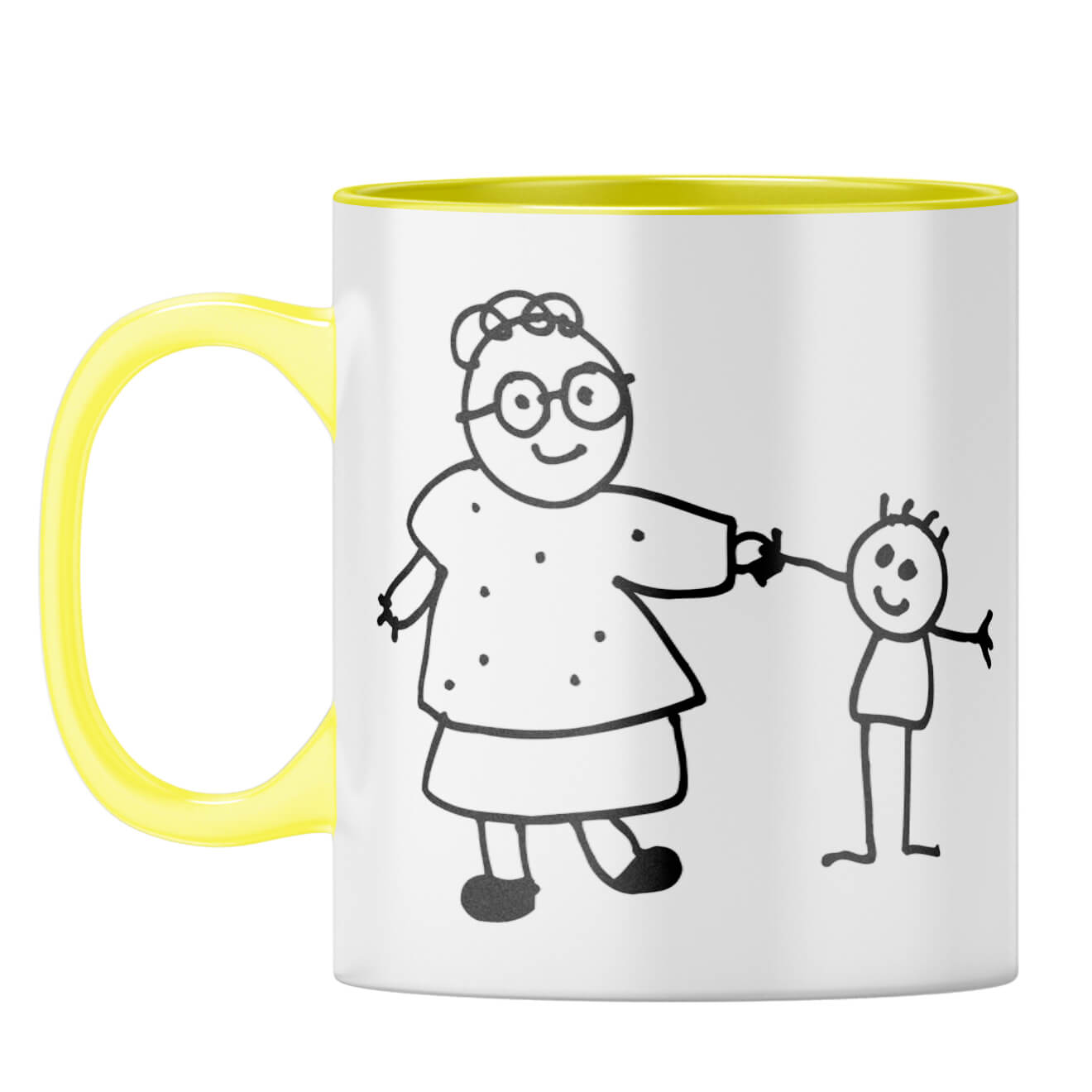Best Gift for Mother Coffee Mug Yellow
