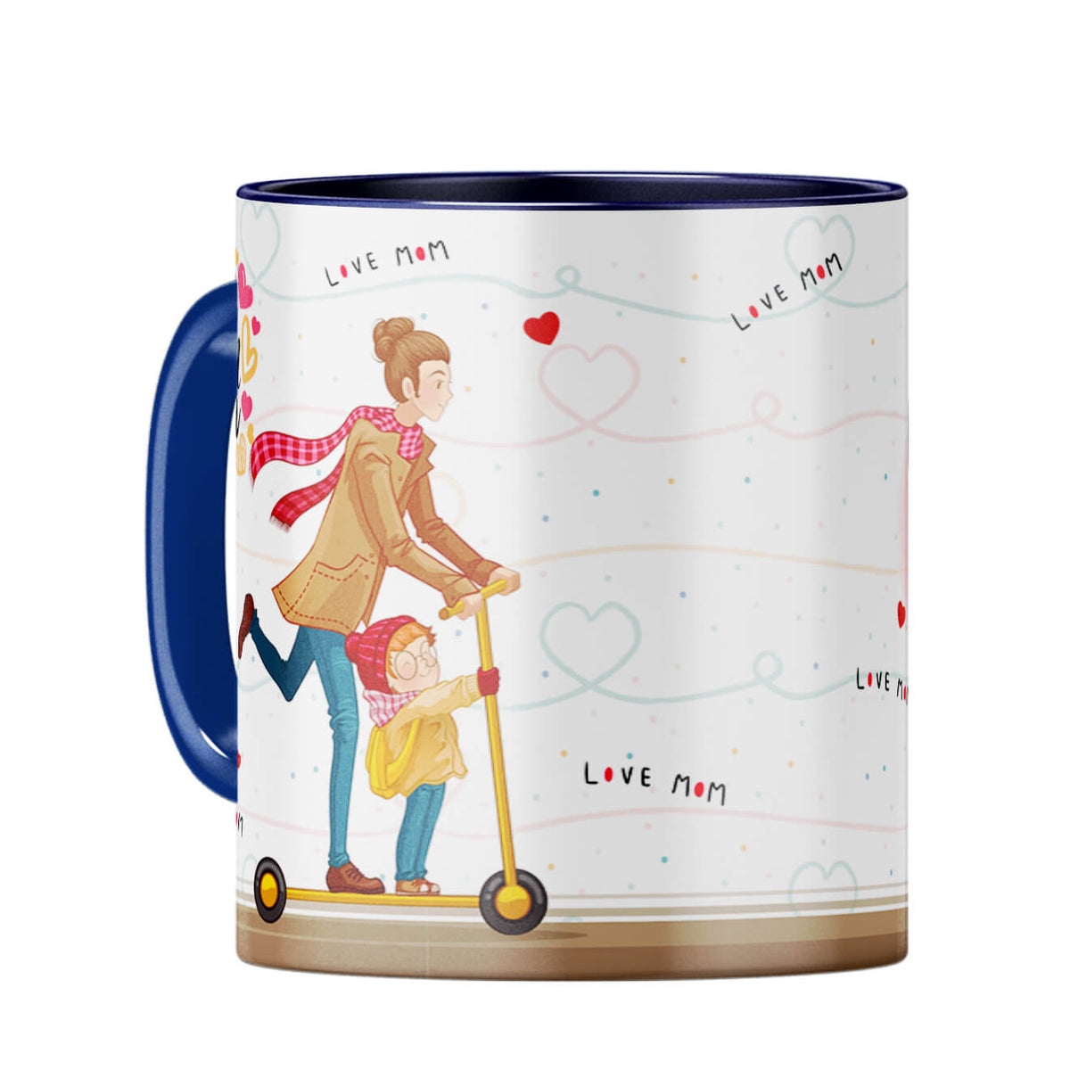 Best Mom Ever Mug Coffee Mug Dark Blue