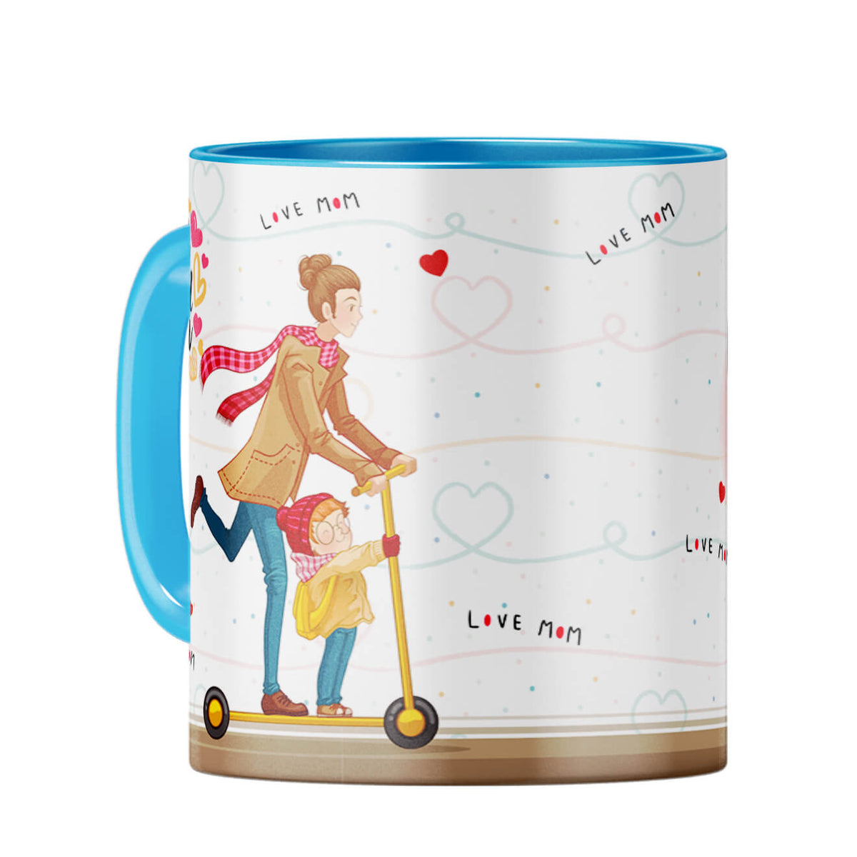 Best Mom Ever Mug Coffee Mug Light Blue