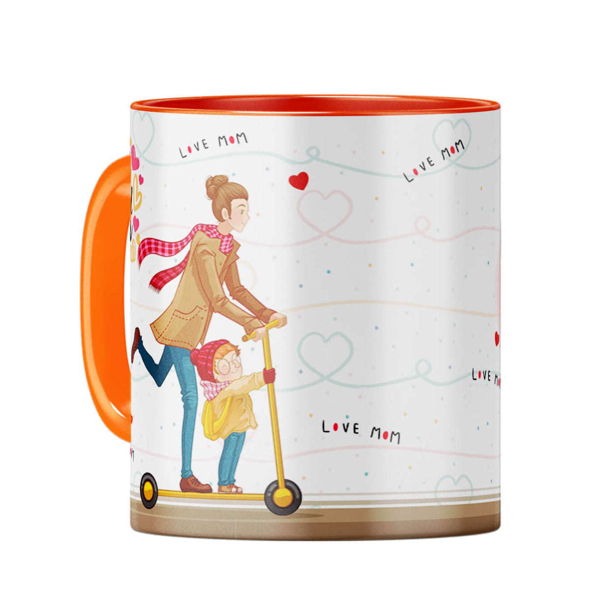 Best Mom Ever Mug Coffee Mug Orange