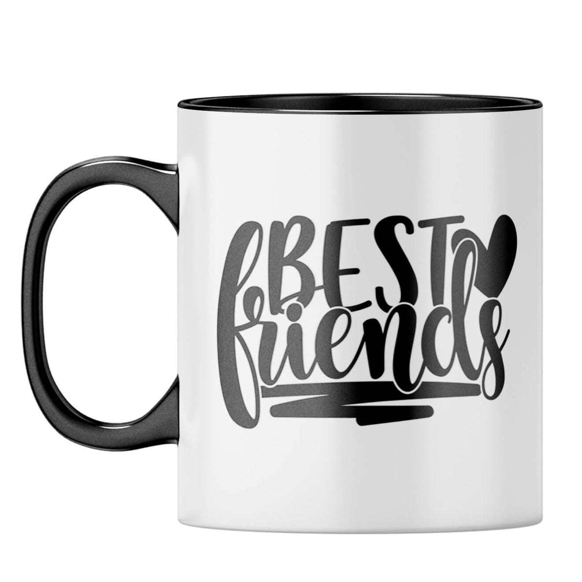 Best of Friends Coffee Mug Black