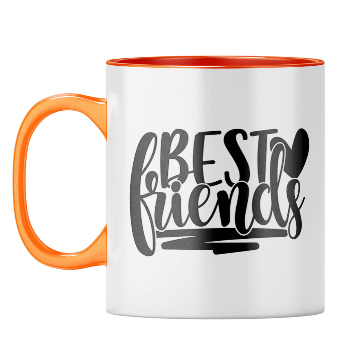 Best of Friends Coffee Mug Orange