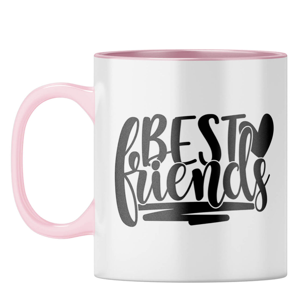 Best of Friends Coffee Mug Pink