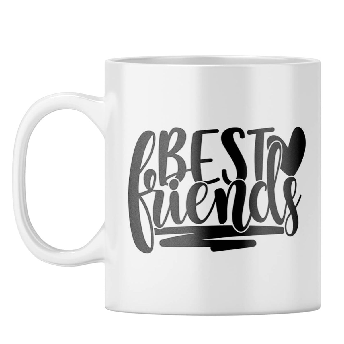 Best of Friends Coffee Mug White