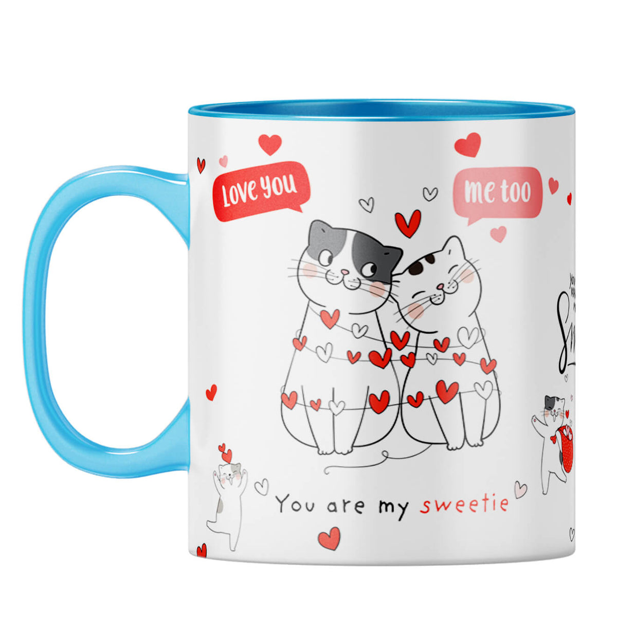 Best Valentines Day Gift Coffee Mug Light Blue