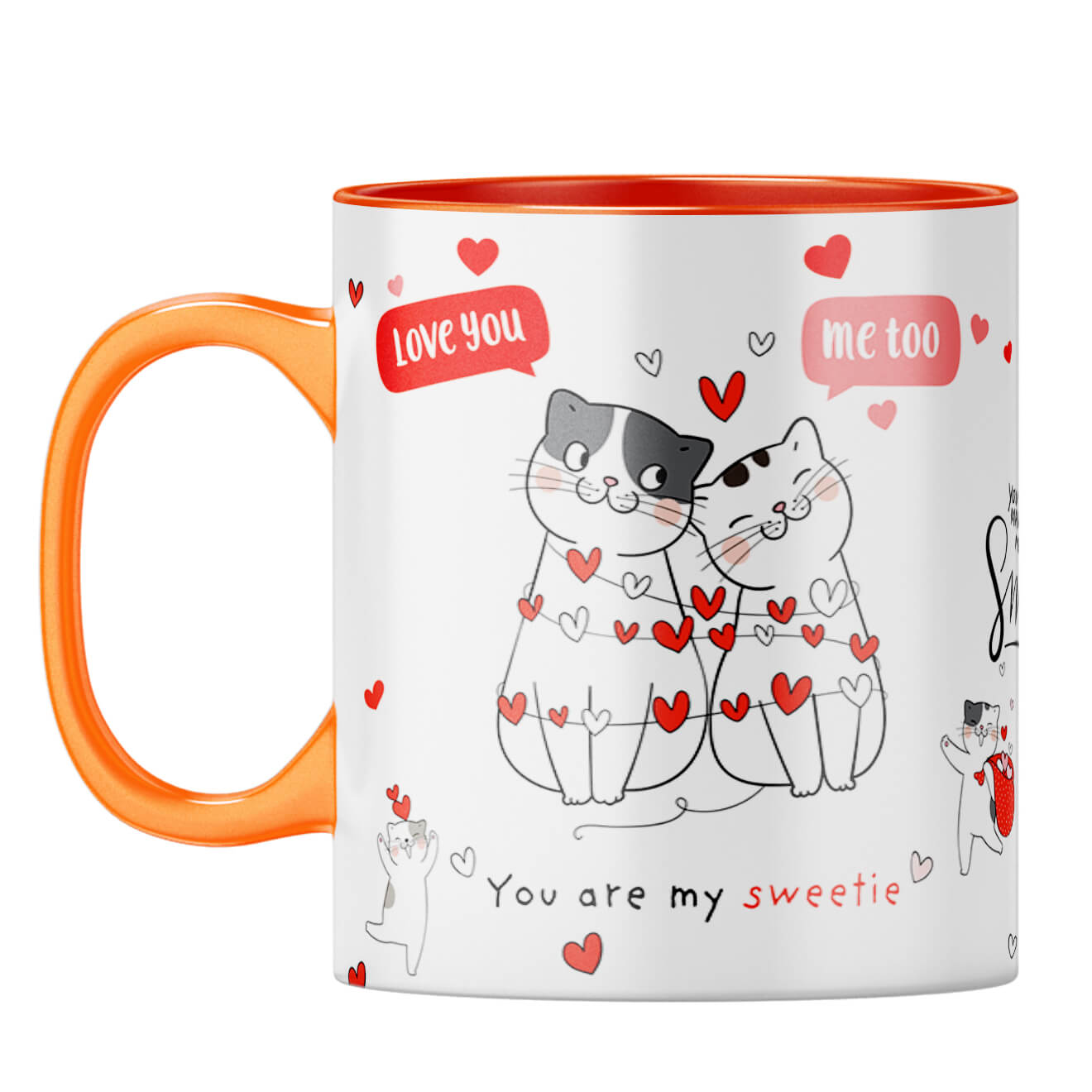 Best Valentines Day Gift Coffee Mug Orange