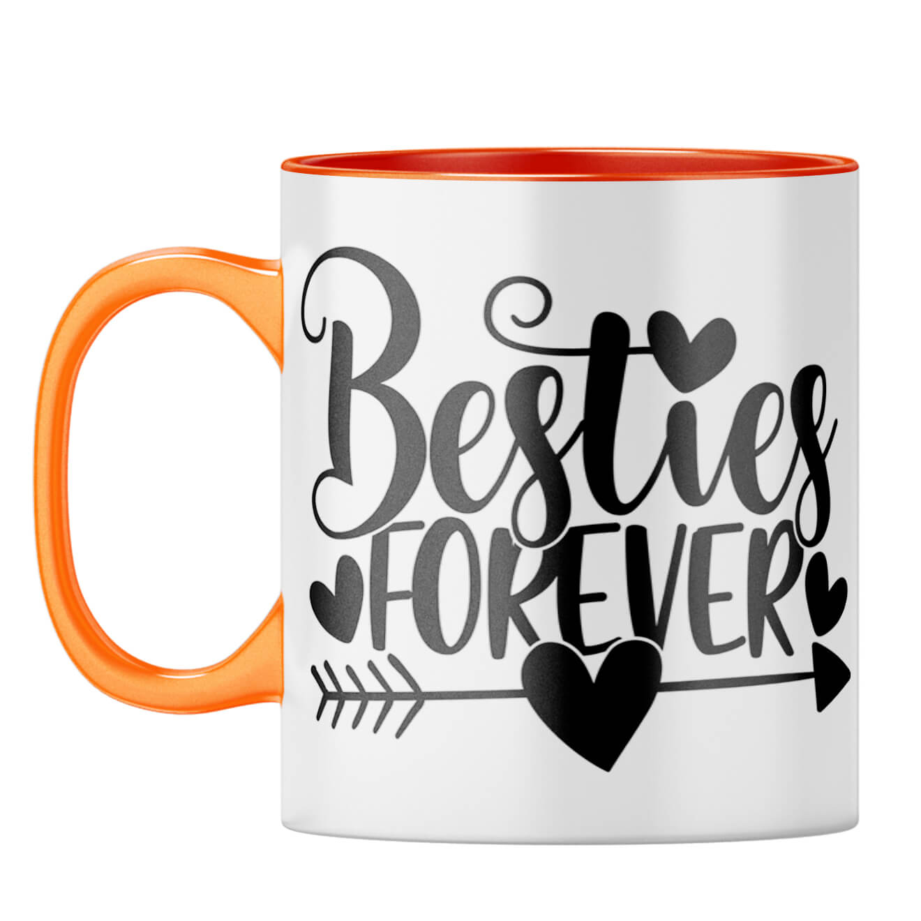 Besties Forever Coffee Mug Orange