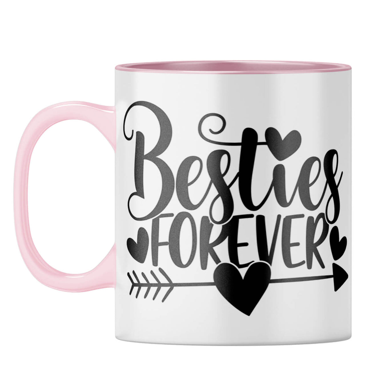 Besties Forever Coffee Mug Pink
