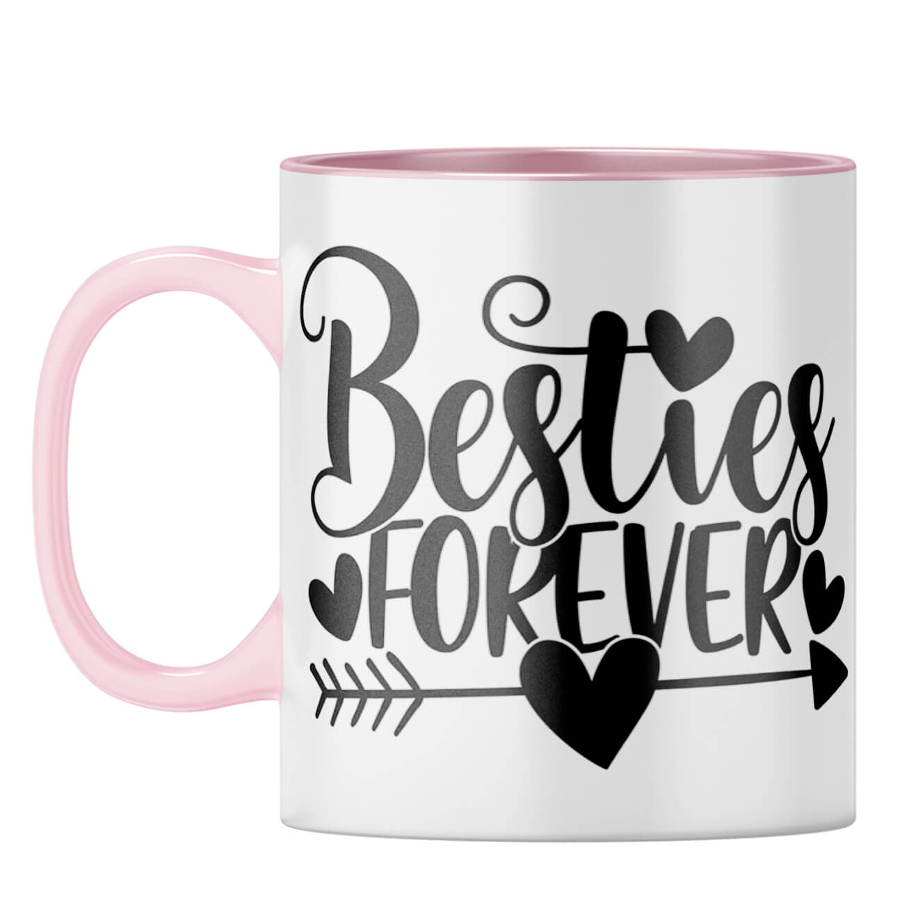 Besties Forever Coffee Mug Pink