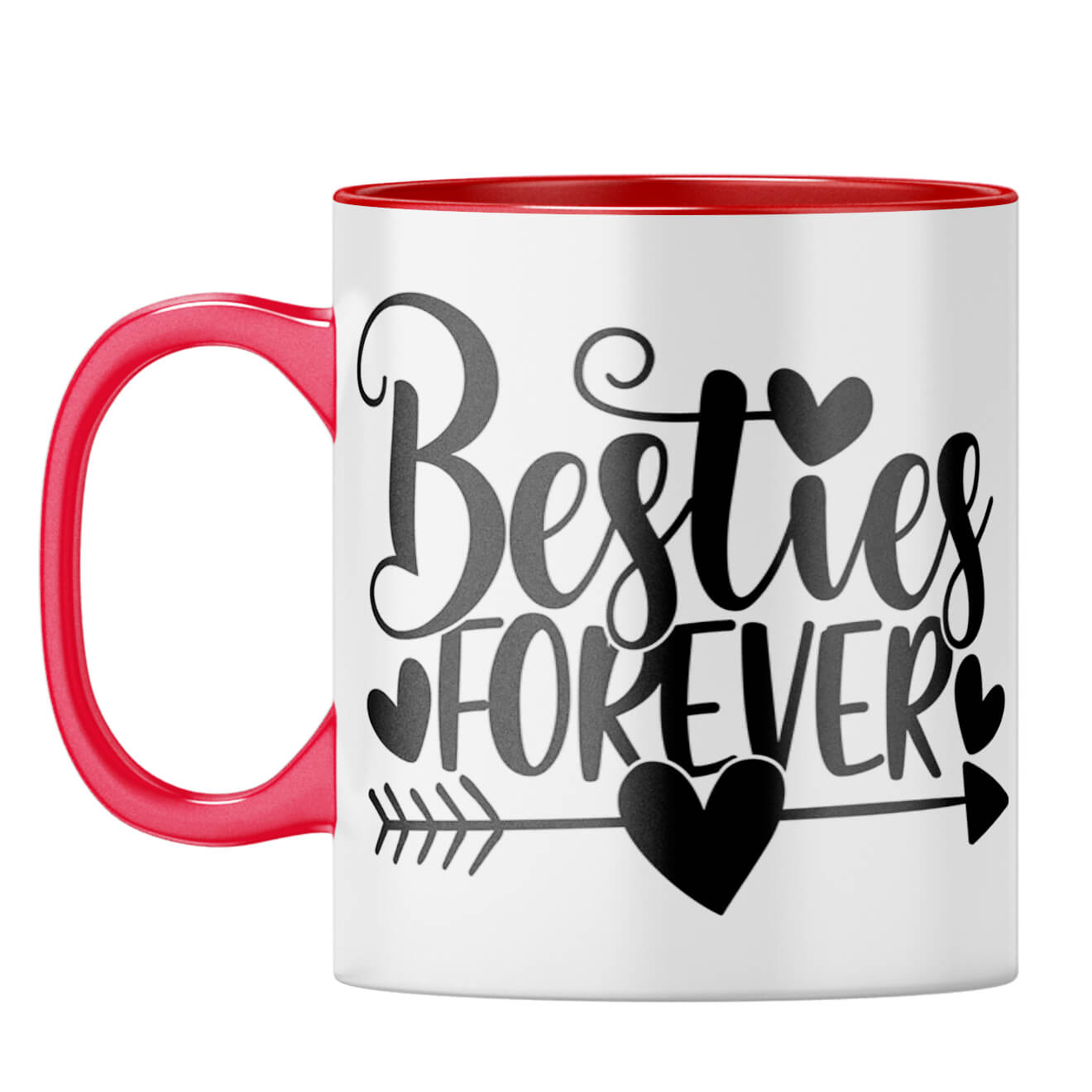 Besties Forever Coffee Mug Red