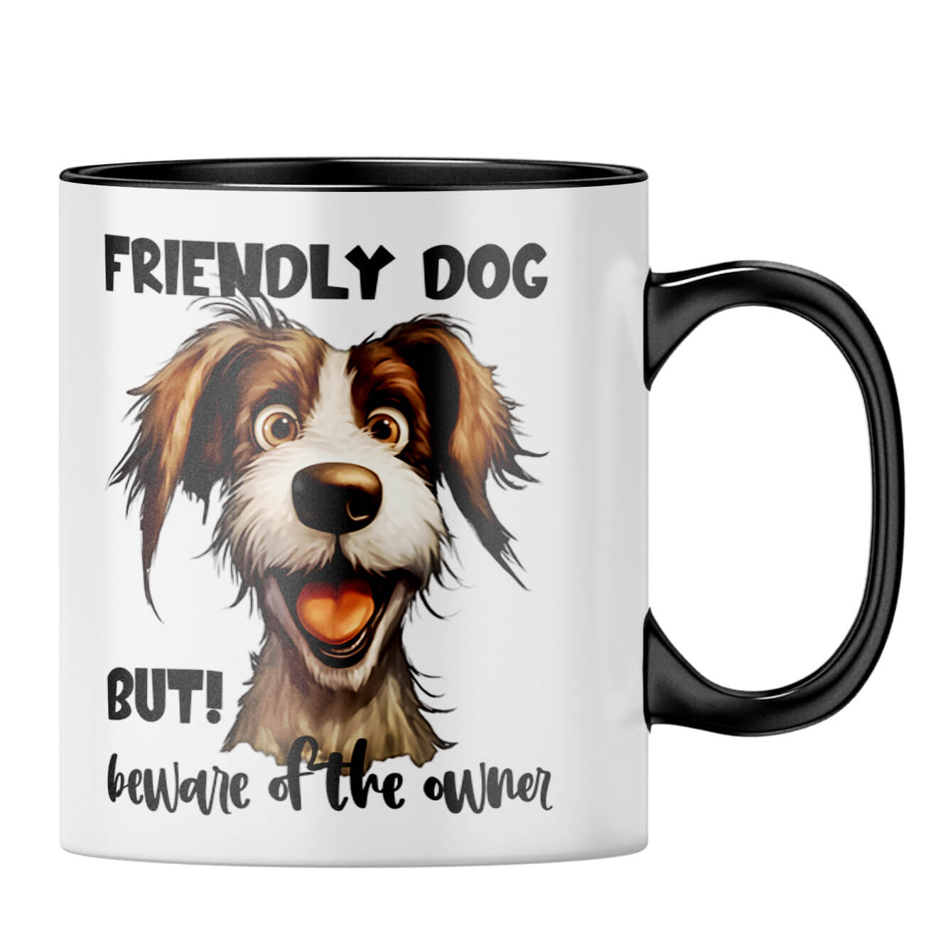 Beware of Owner Coffee MugB-Black