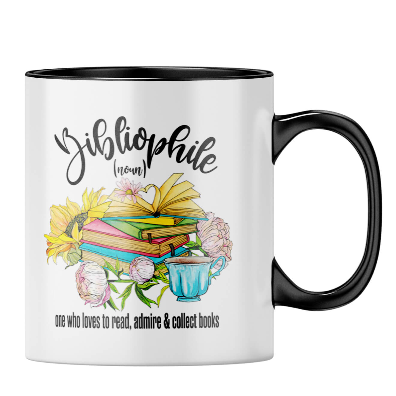 Bibliophile Coffee MugB-Black