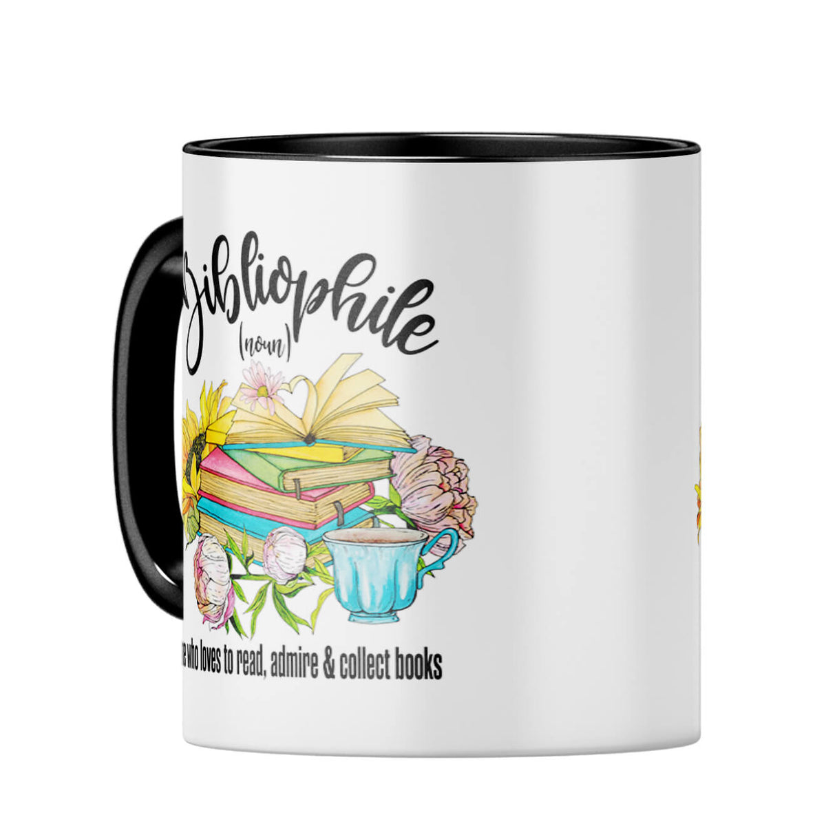 Bibliophile Coffee MugC-Black