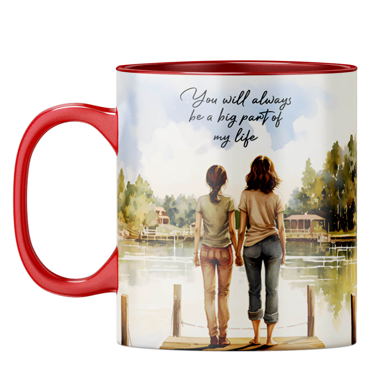 Big Part of My Life Coffee Mug Red