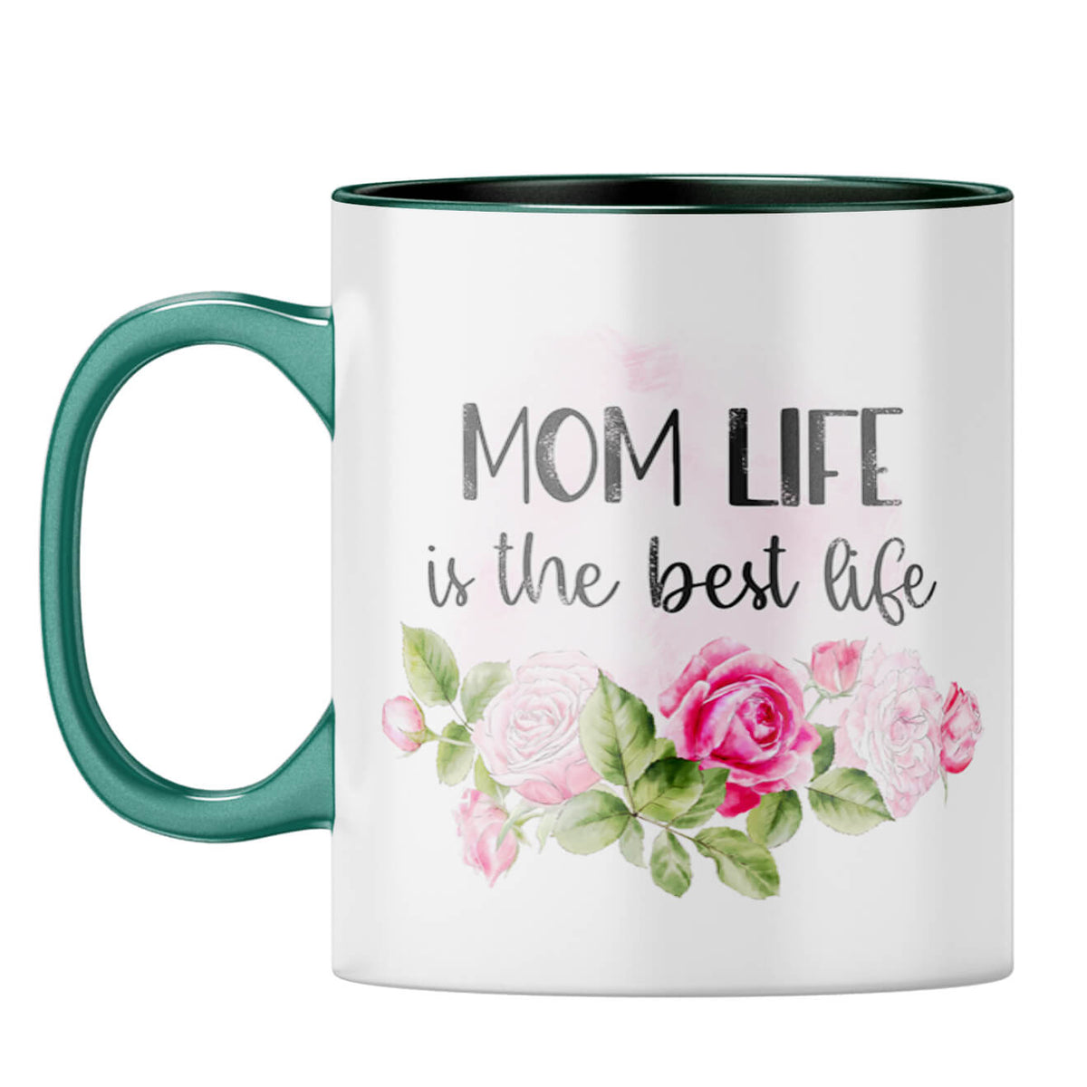 Birthday Gift For Mom From Daughter Coffee Mug Dark Green