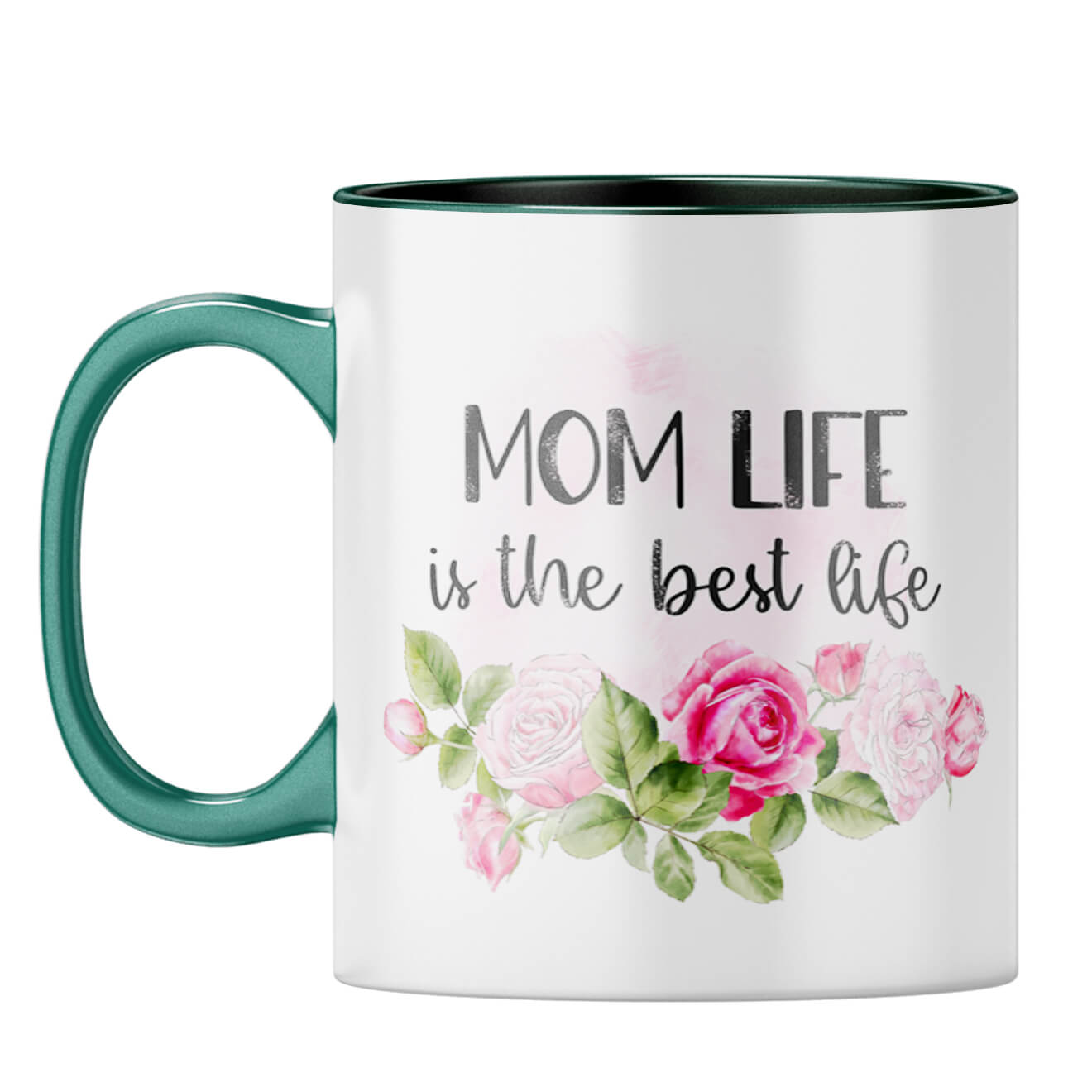 Birthday Gift For Mom From Daughter Coffee Mug Dark Green