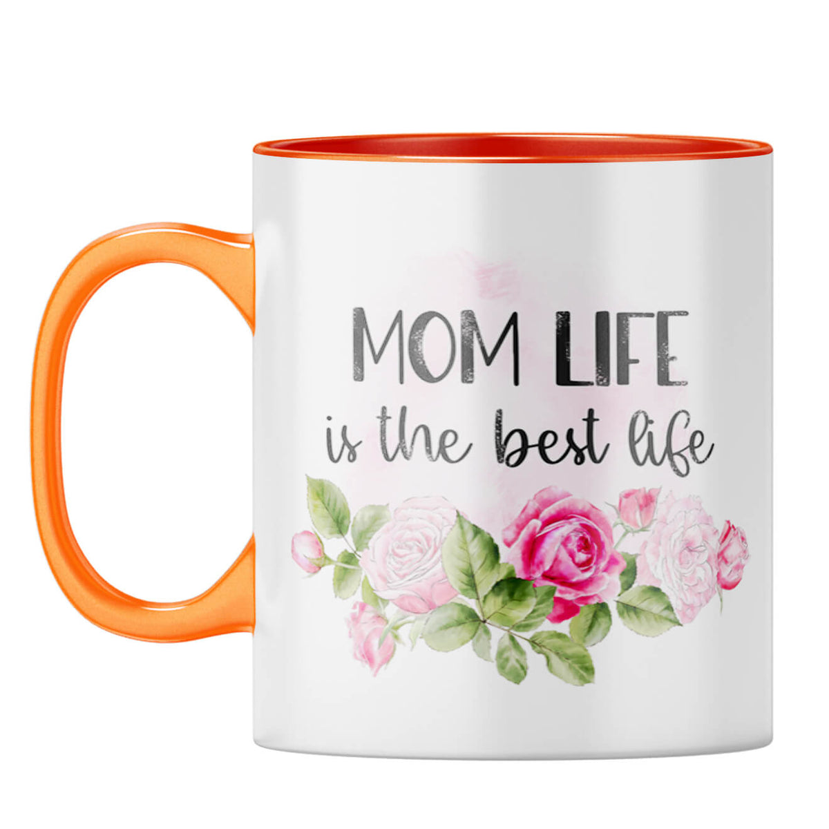 Birthday Gift For Mom From Daughter Coffee Mug Orange