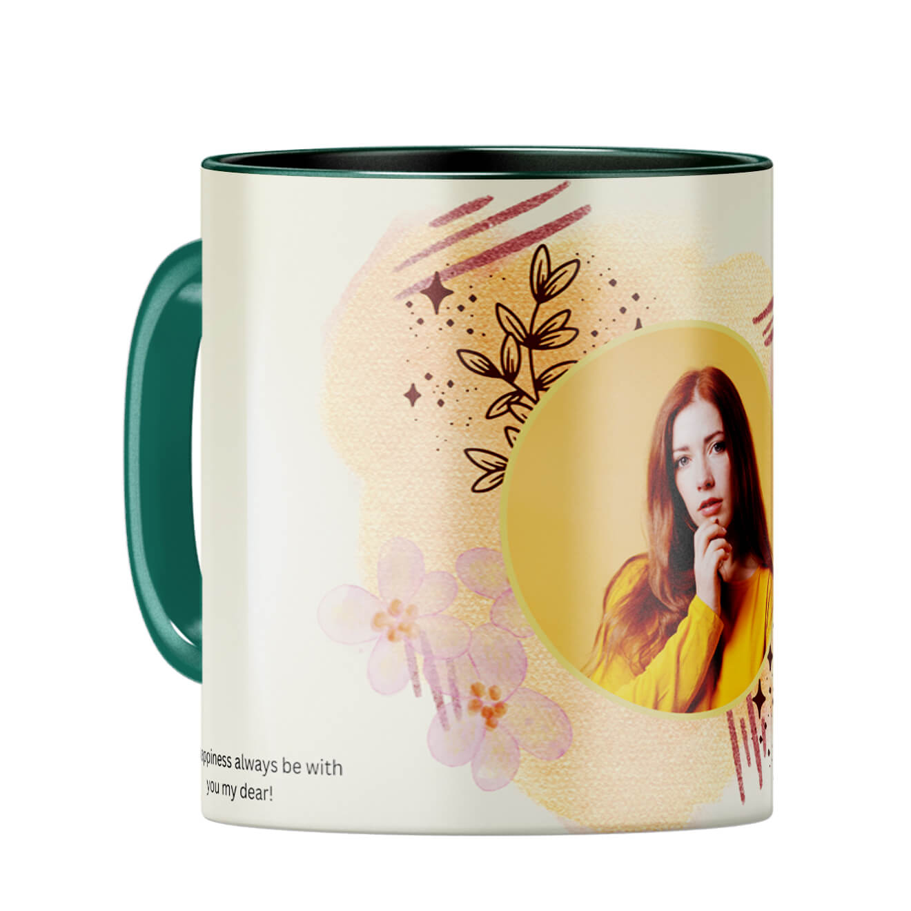 Birthday with You Coffee Mug Dark Green