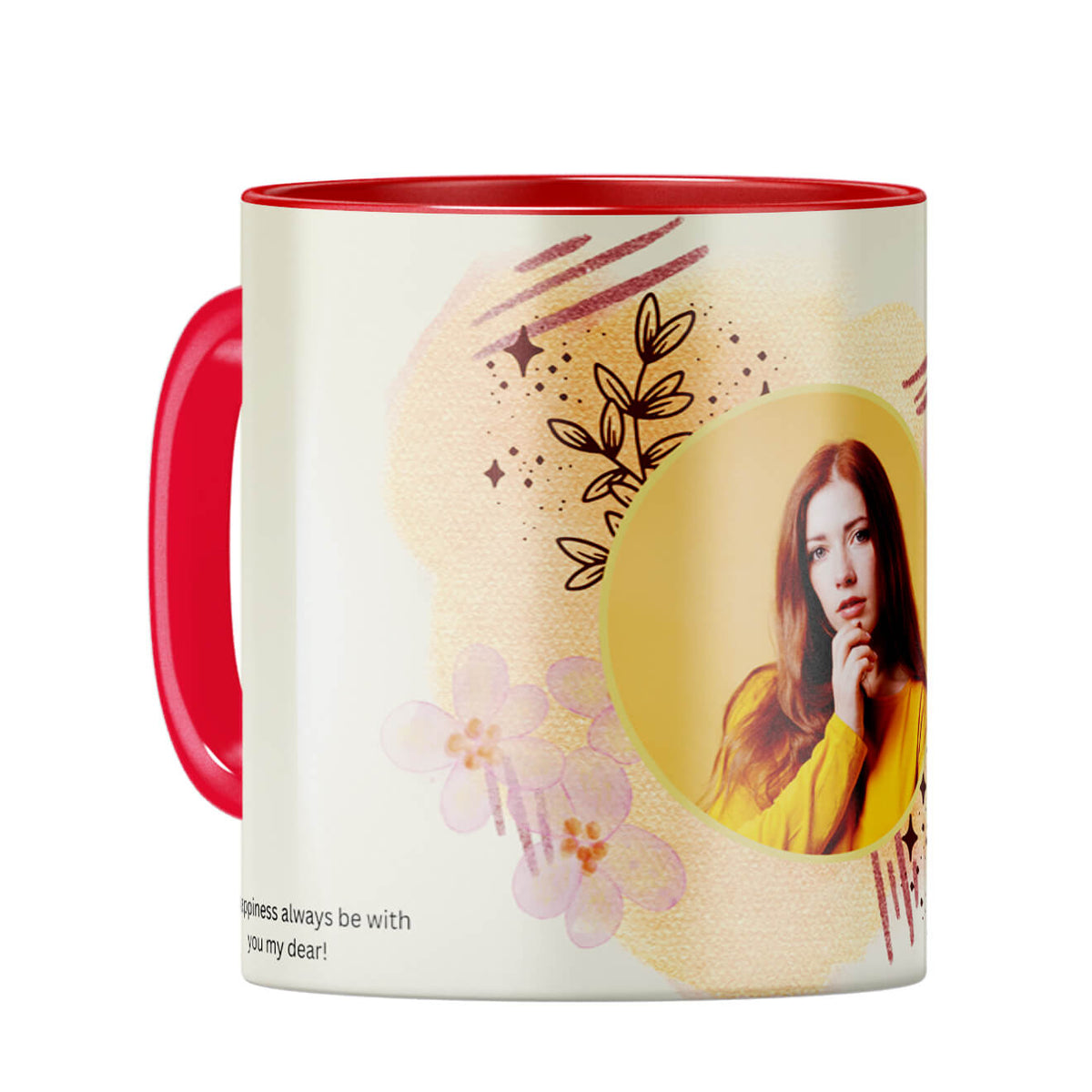 Birthday with You Coffee Mug Red