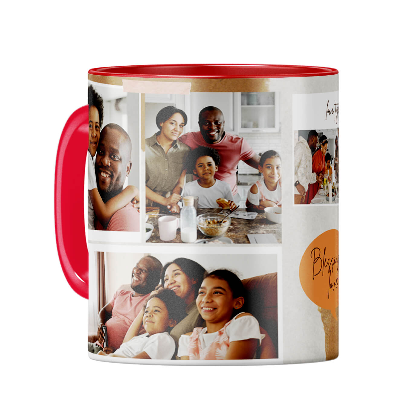 Blessing of Love Coffee Mug Red