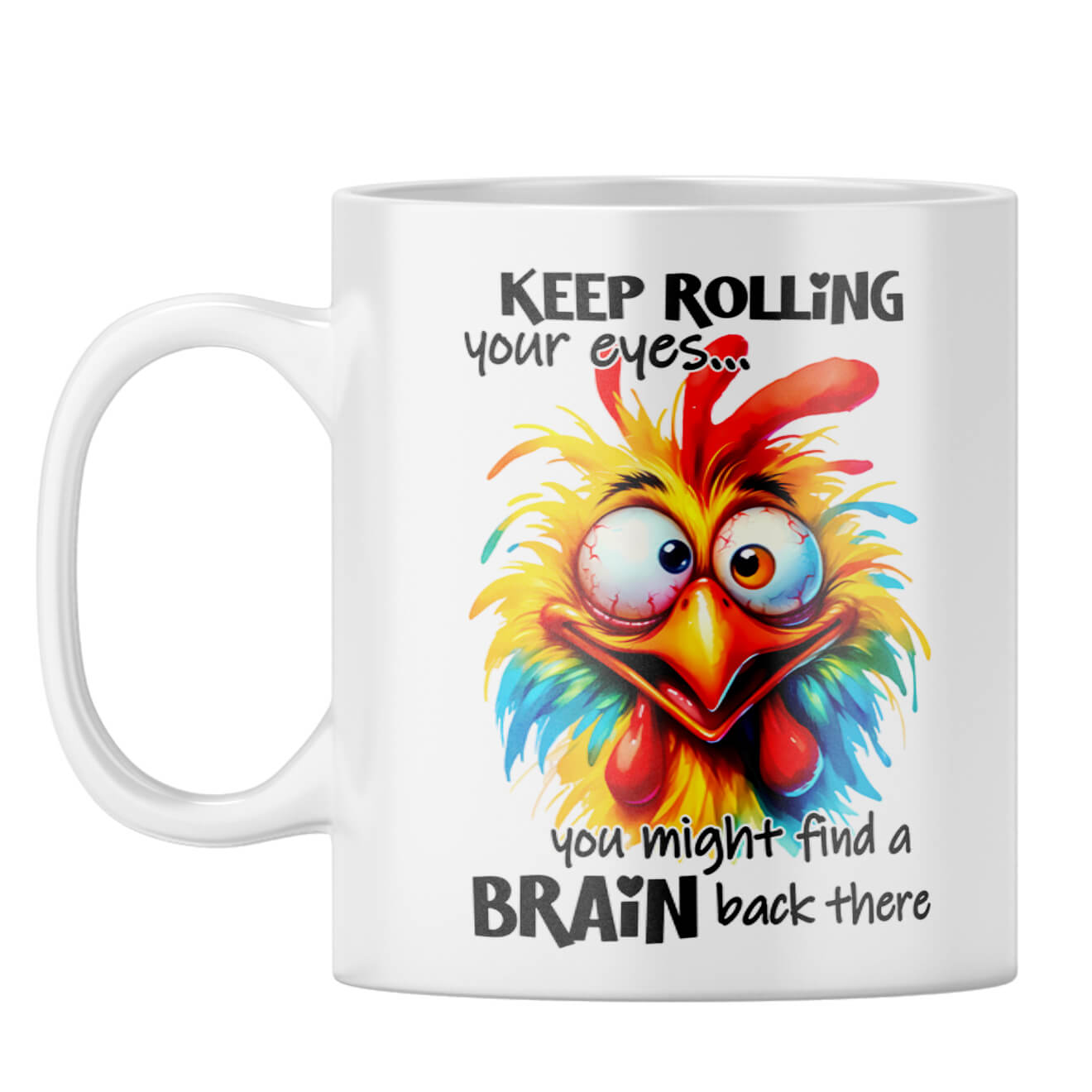 Brain Back There Coffee Mug White