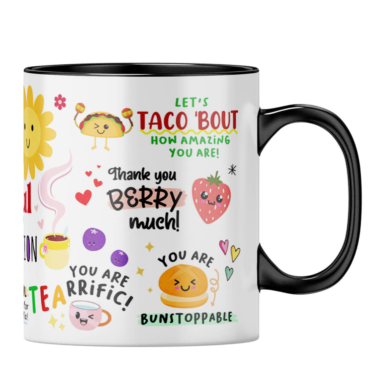 Brewing Joyful Appreciation Coffee MugB-Black