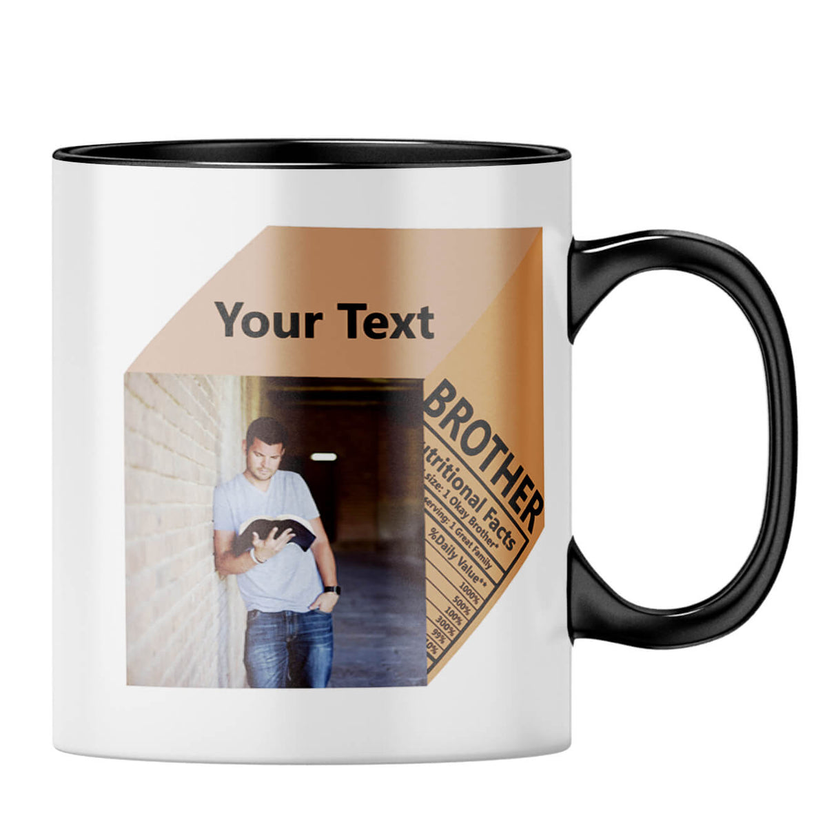 Brother Nutritional Fact Coffee MugB-Black
