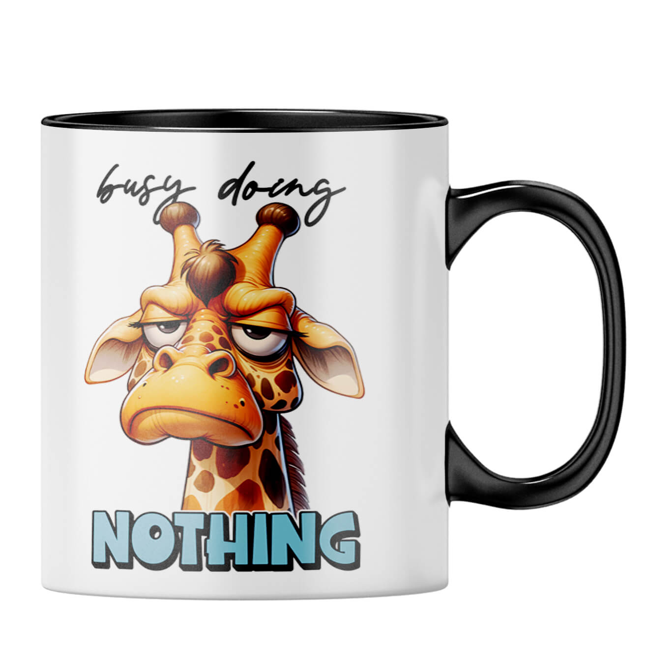 Busy Doing Nothing Coffee MugB-Black