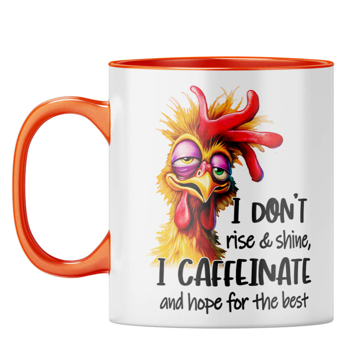 Caffeinate Coffee Mug Orange