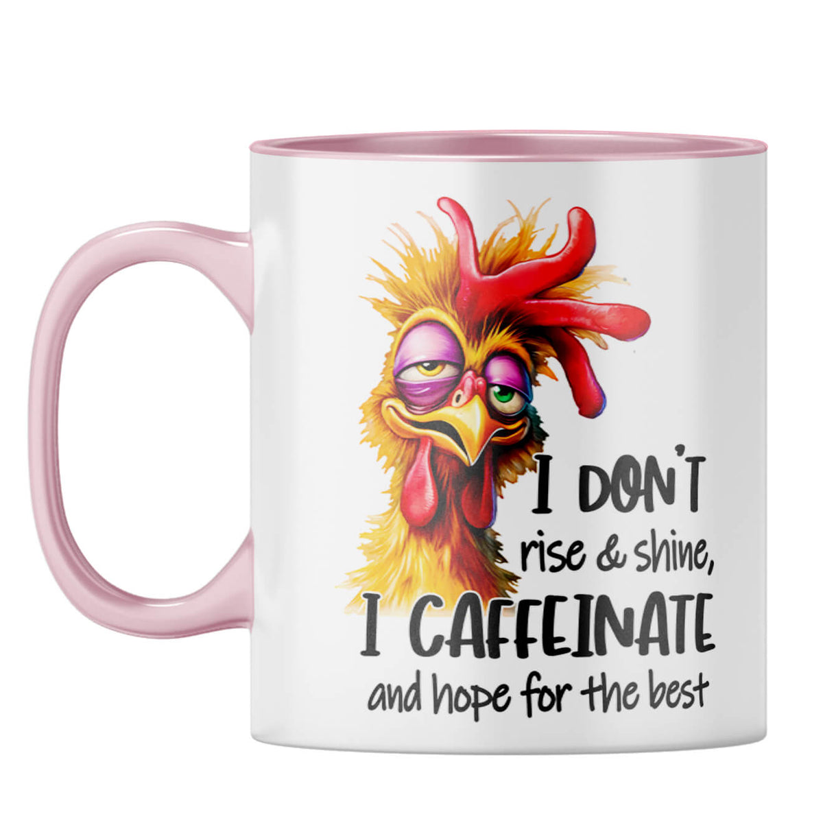 Caffeinate Coffee Mug Pink