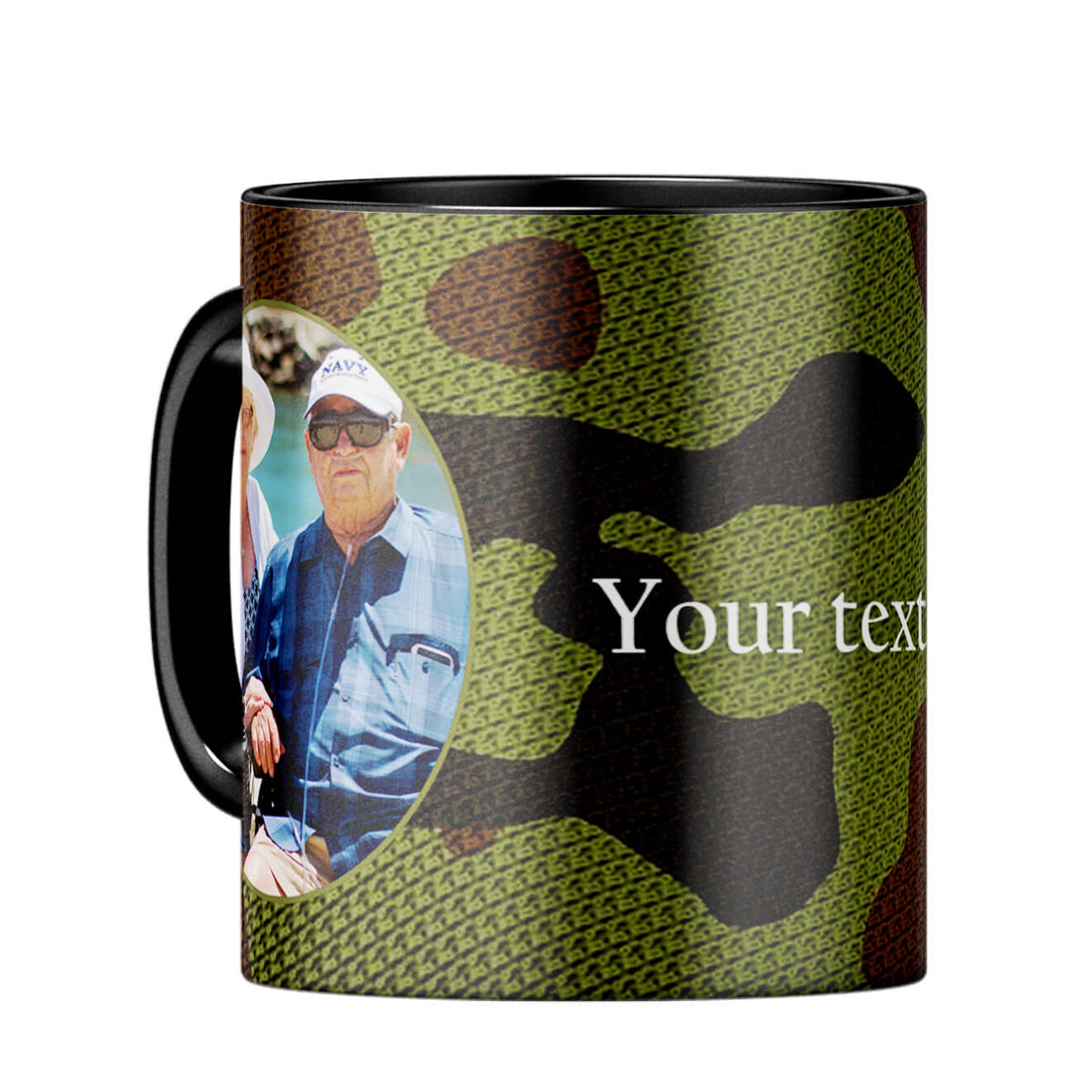 Camouflage Photo Coffee MugC-Black