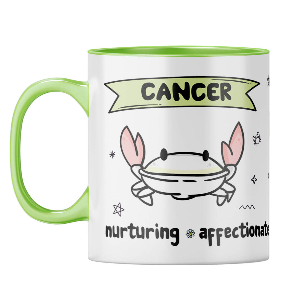 Cancer Coffee Mug Light Green