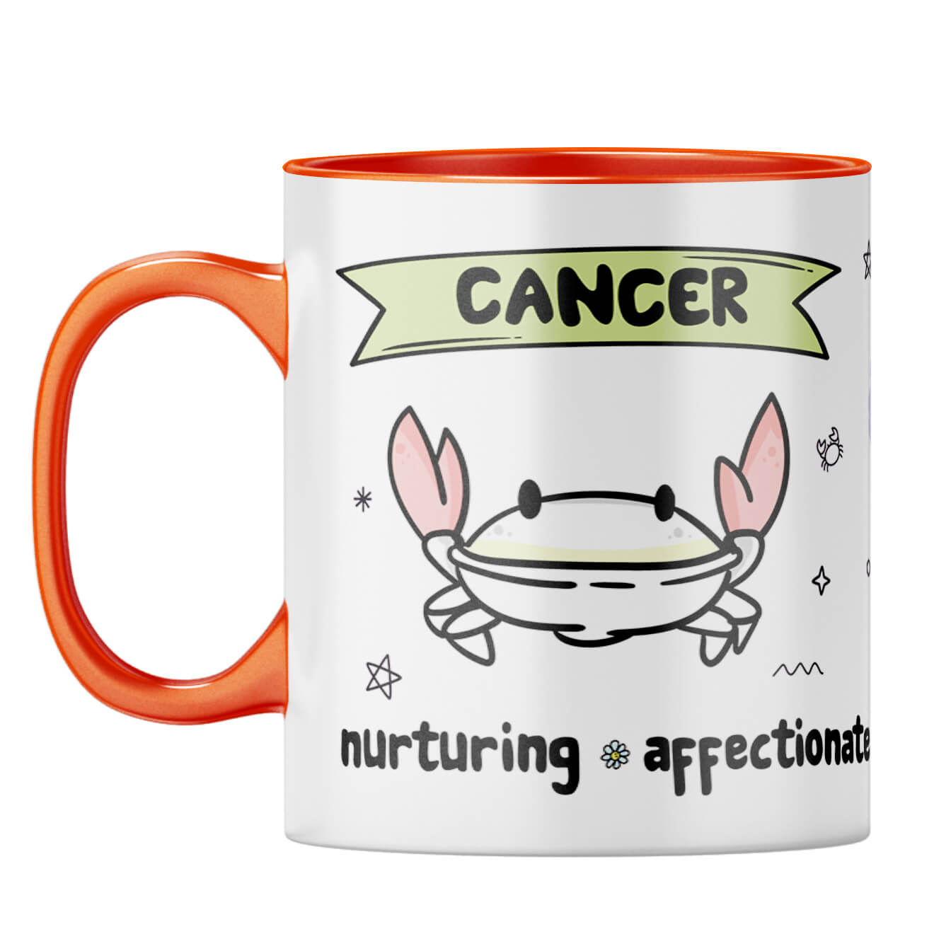 Cancer Coffee Mug Orange