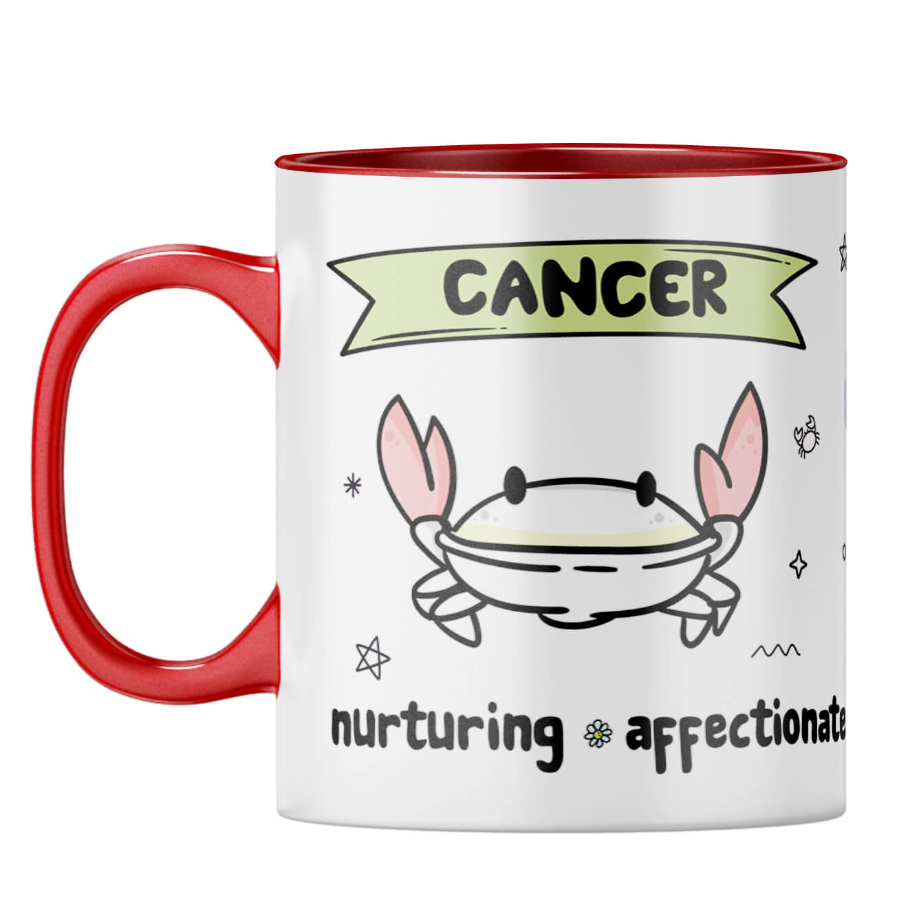 Cancer Coffee Mug Red