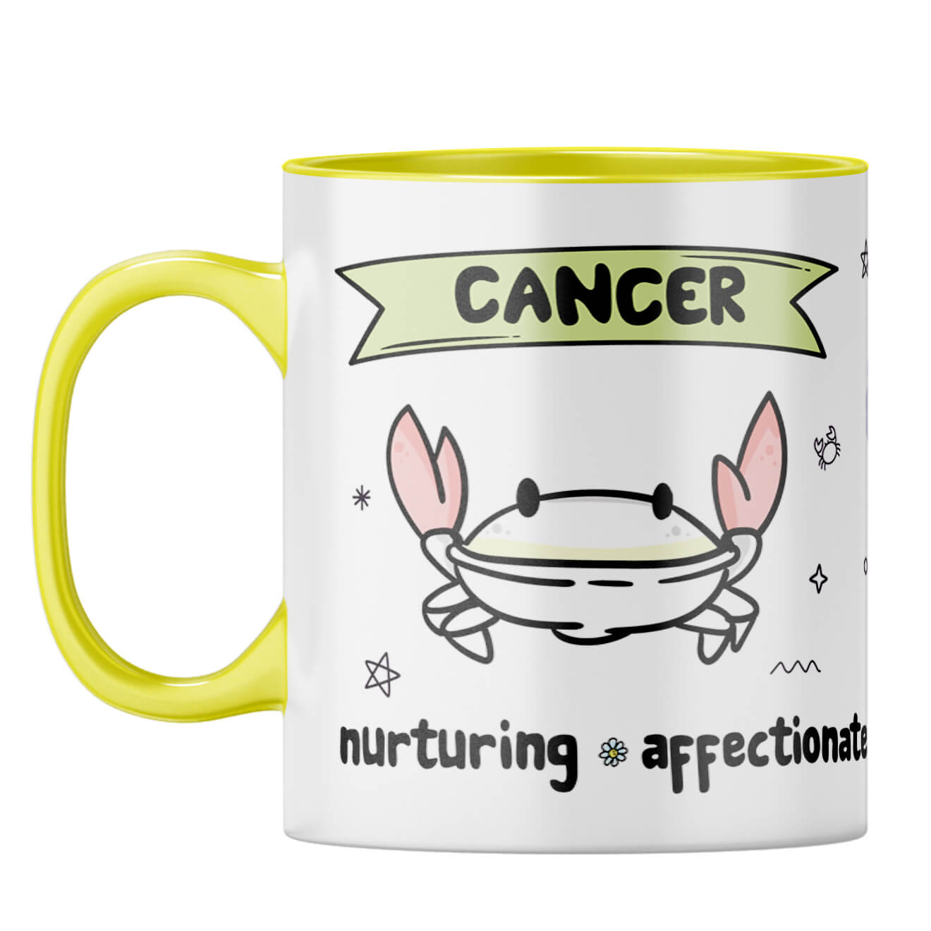 Cancer Coffee Mug Yellow