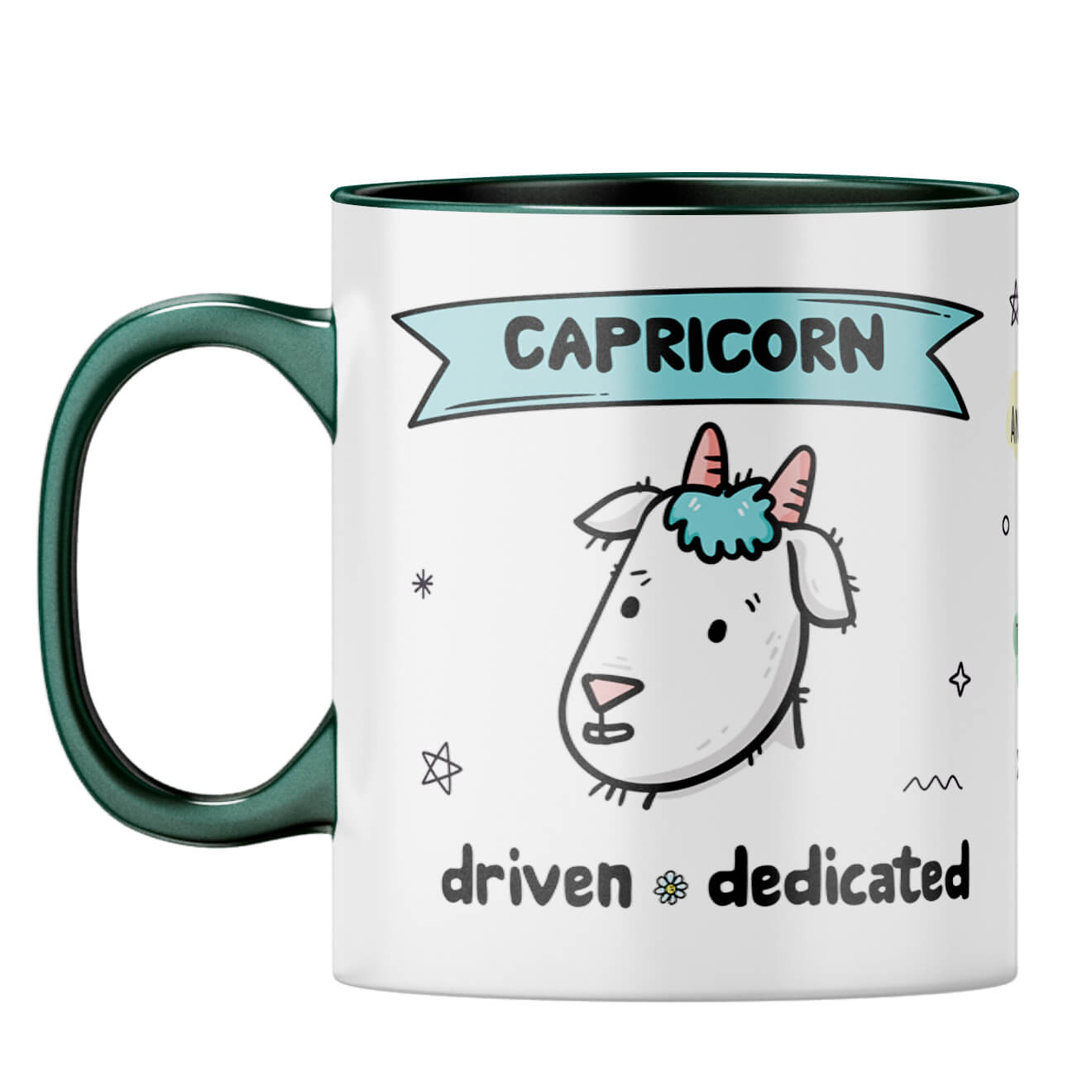 Capricorn Coffee Mug Dark Green