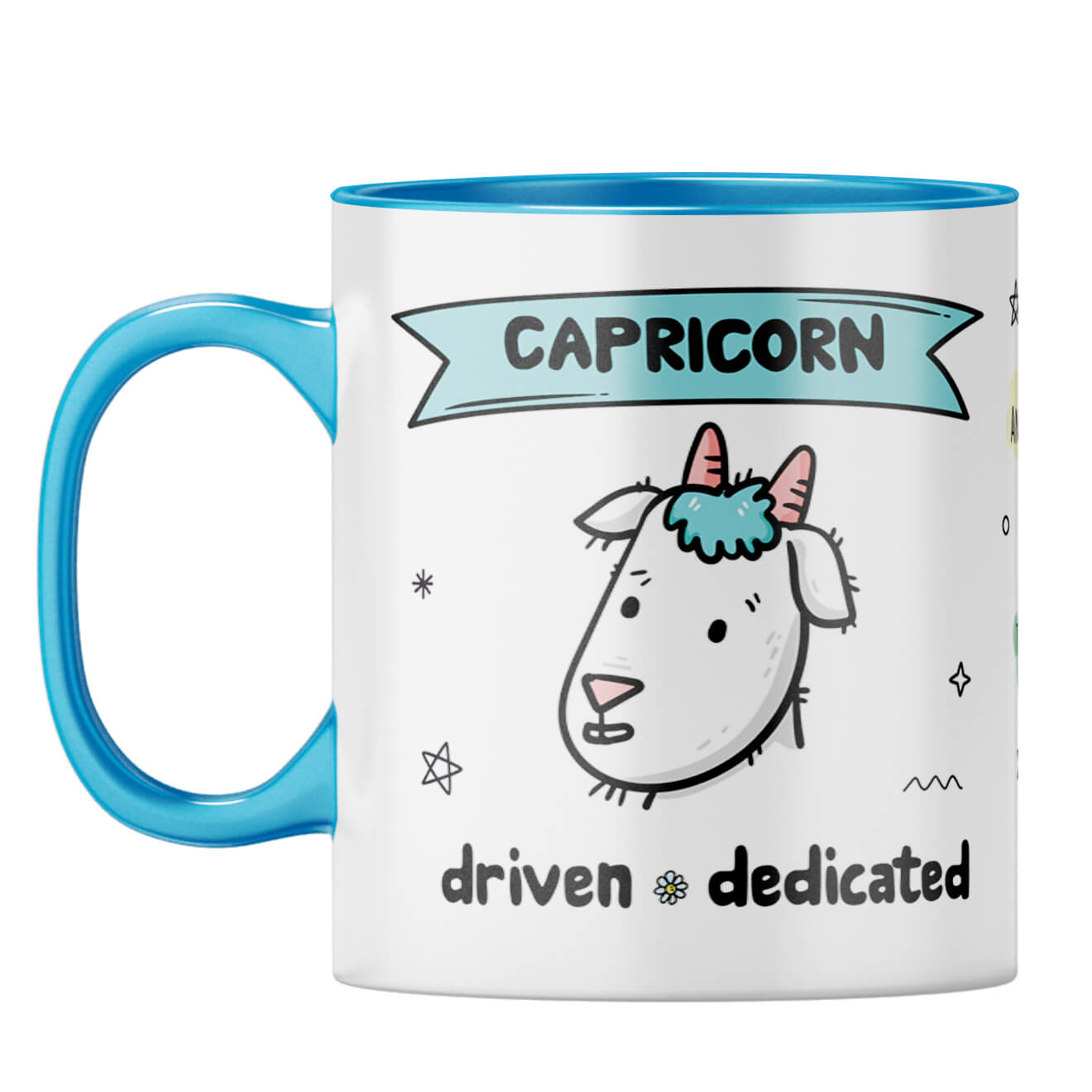 Capricorn Coffee Mug Light Blue