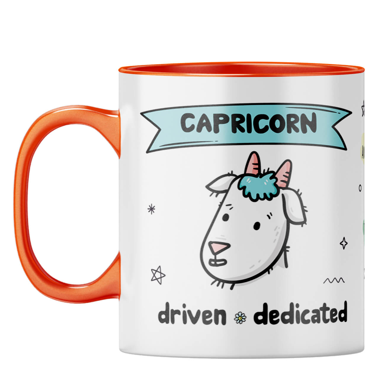 Capricorn Coffee Mug Orange
