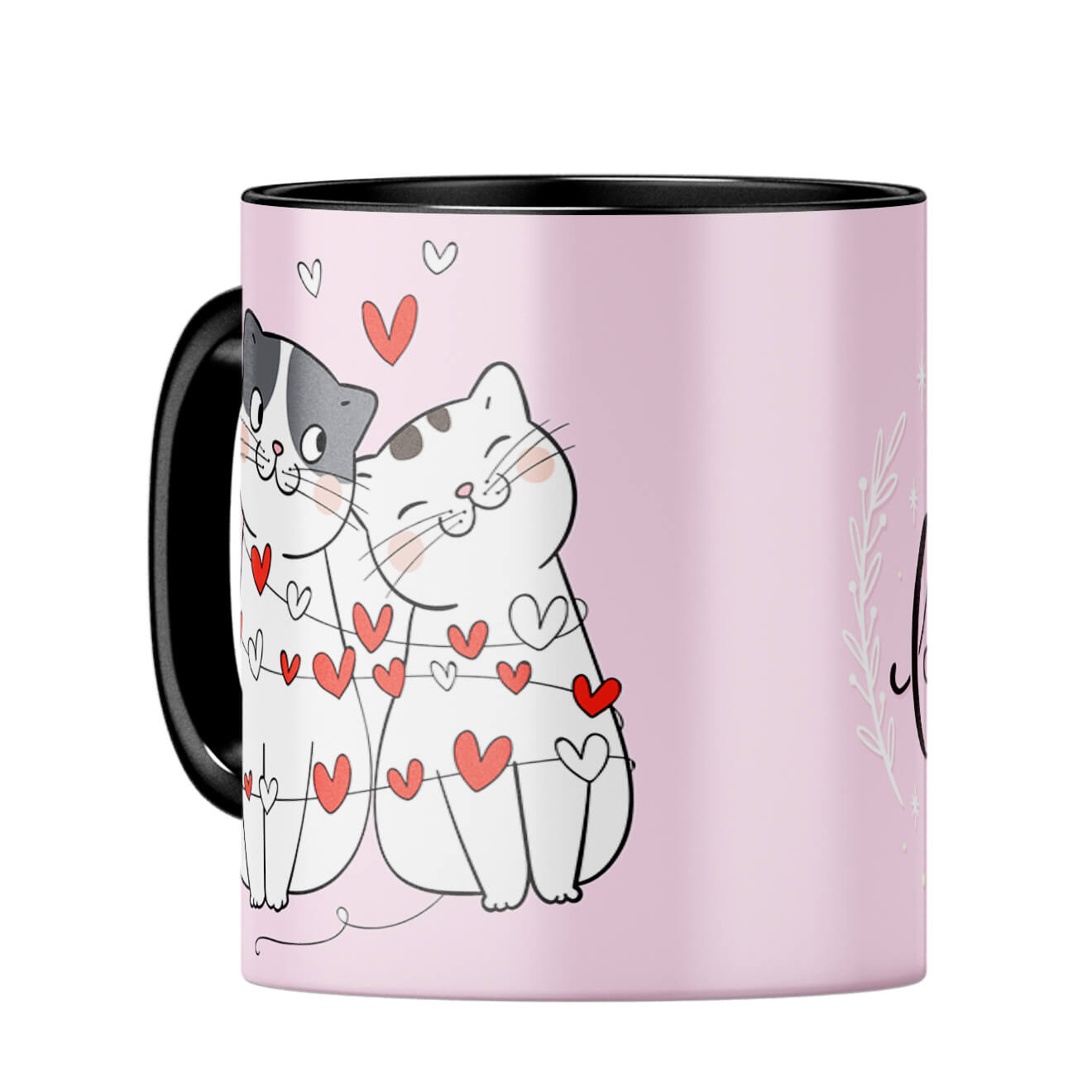 Catty Love Coffee MugC-Black
