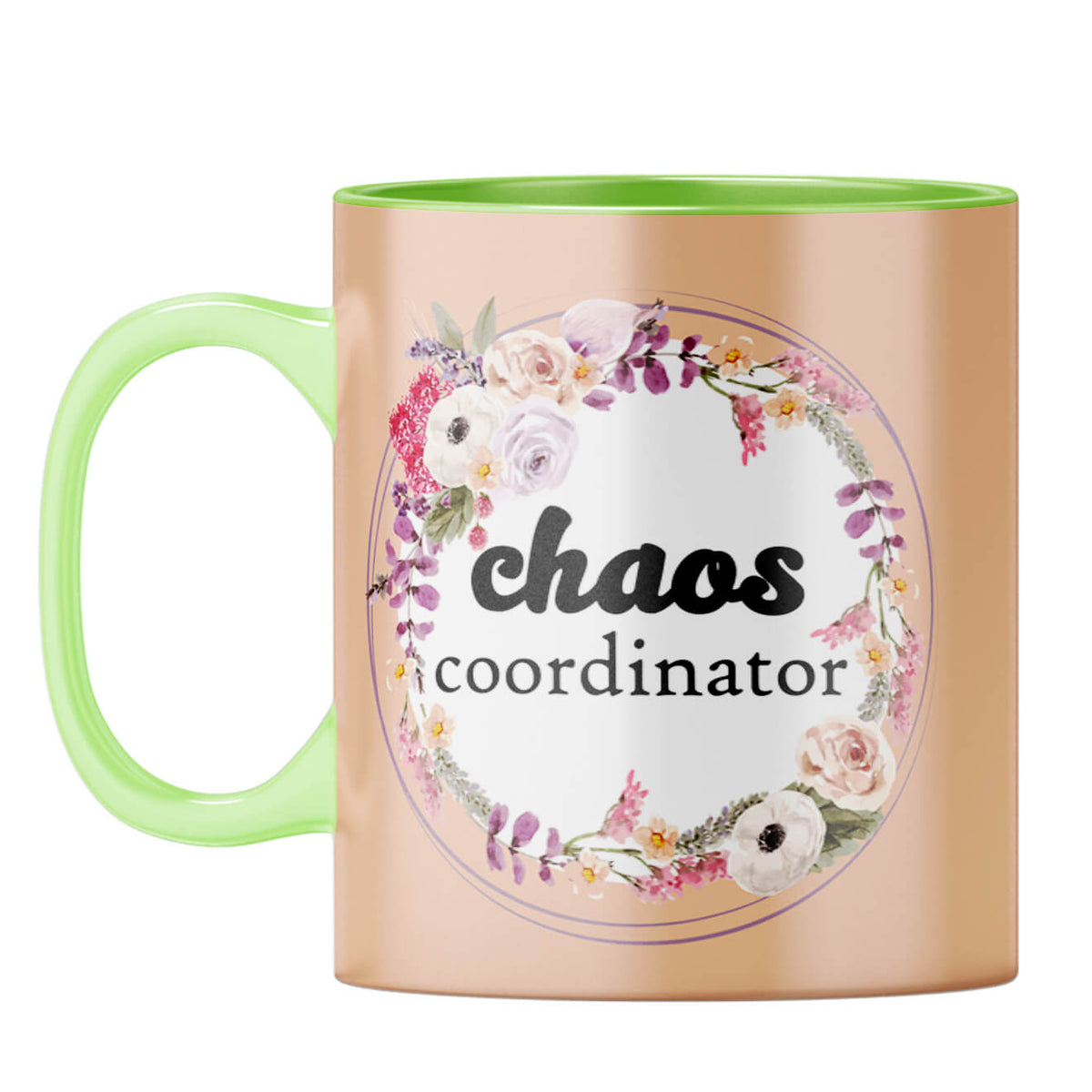 Chaos Co-ordinator Coffee Mug Light Green