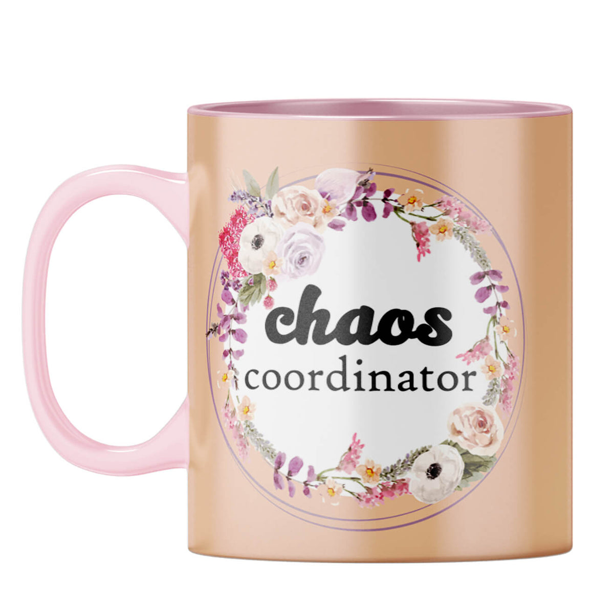 Chaos Co-ordinator Coffee Mug Pink