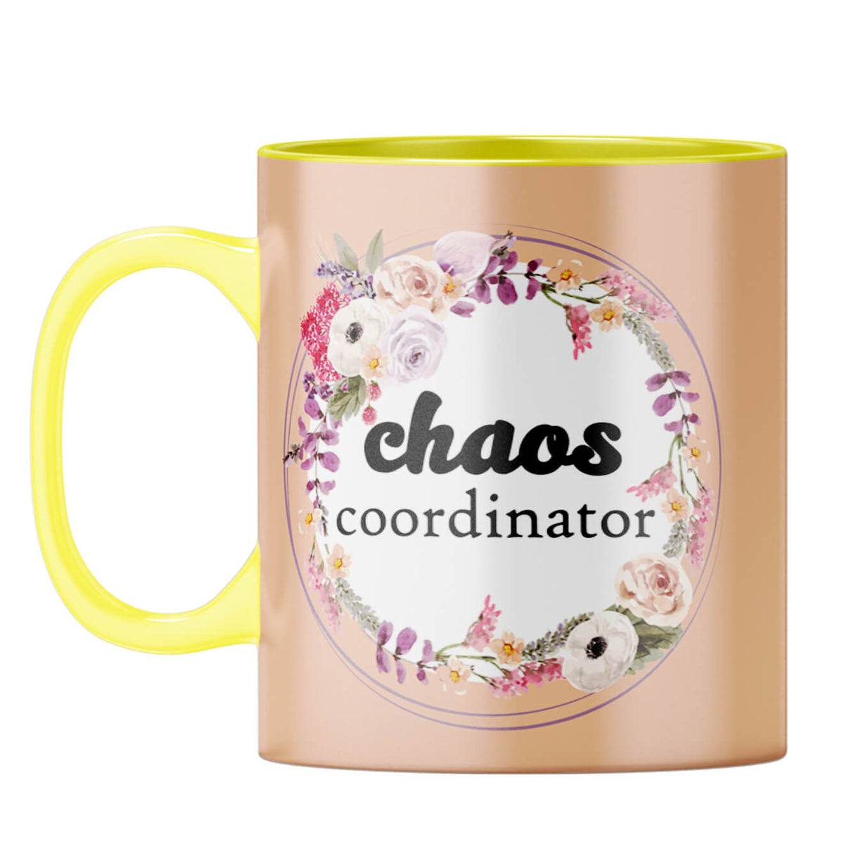 Chaos Co-ordinator Coffee Mug Yellow